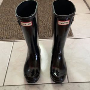 Girls size 2 Tall Hunter Boots